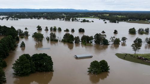 The Hawkesbury River suffered heavy flooding in March, causing widespread damage to properties and farms.