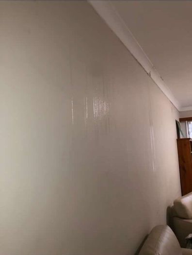 Why one Sydney mum refuses to move out of her flooded rental landlord tells her to use towels to clean flood water