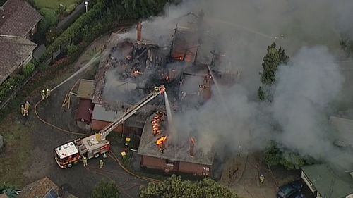 The fire is now under control. (9NEWS)