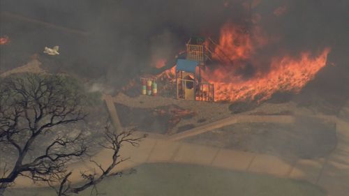 Out-of-control bushfires continue to ravage parts of the Peel Region near Perth in Western Australia with residents unable to return home more than 24 hours after the blazes began.