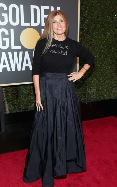Actress Connie Britton at the 75th Annual Golden Globe Awards in January, 2018