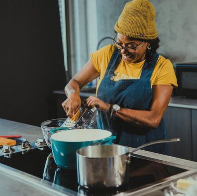 Nyesha Arrington cooking