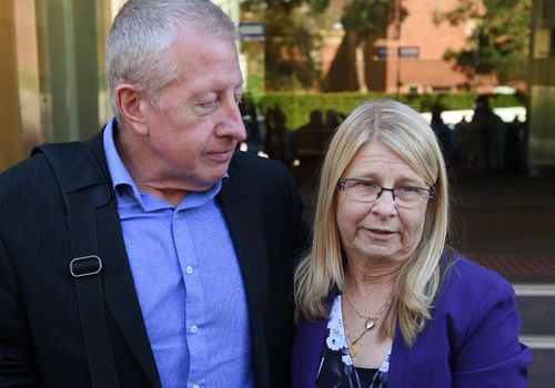 Mark and Faye Leveson. (AAP)