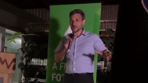 Greens candidate Michael Berkman spoke of "making history".