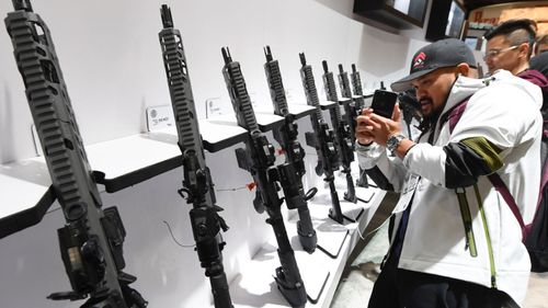 The 2018 National Shooting Sports Foundation's Shooting, Hunting, Outdoor Trade (SHOT) Show in Las Vegas. (Photo: Getty Images).