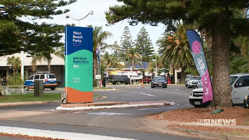 Ronald Toft is accused of attempting to kidnap a six-year-old girl at a West Beach caravan park on Good Friday.