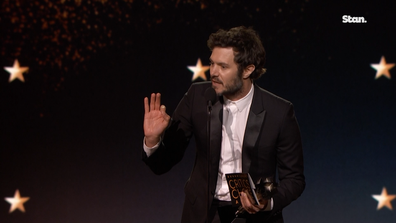 Adam Brody's tribute to Leighton Meester at Critics Choice awards