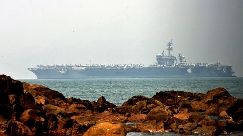 Vietnam hosts US aircraft carrier for first time since end of war