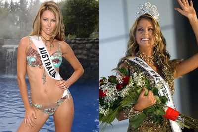 <br/>Ten years ago, a Newcastle Knights cheerleader was crowned Miss Universe at the prestigious parade in 2004. <br/><br/>And just like that, Jennifer Hawkins became a household name… alongside her pageant predecessors Jesinta Campbell and Erin McNaught. <br/><br/>But what happened to all the local hotties who bagged the beauty title? <br/><br/>From the model-turned-med student to the cricketer's WAG, flick through our Miss Australia hall of fame since Jen's infamous reign... <br/>