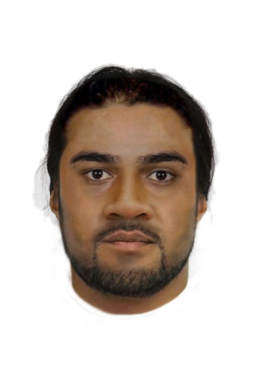 Police have released this composite sketch of one of the alleged offenders.