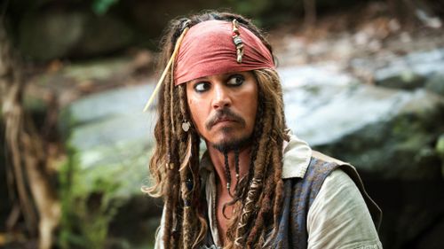 Johnny Depp as Jack Sparrow. (AAP)