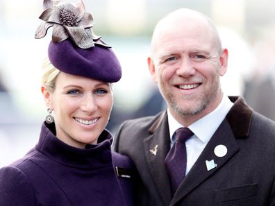 Zara Tindall and Mike Tindall attend day 4 'Gold Cup Day' of the Cheltenham Festival 2020 at Cheltenham Racecourse on March 13, 2020 in Cheltenham, England.