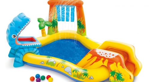 A children's dinosaur-themed play pool has been recalled over a labelling mistake.The Intex Dinosaur Play Centre Portable Pool﻿, which has been sold by shops including Amazon, BCF, Catch and Costco doesn't meet the labelling rules for play pools.
It also doesn't carry the mandatory drowning warning.