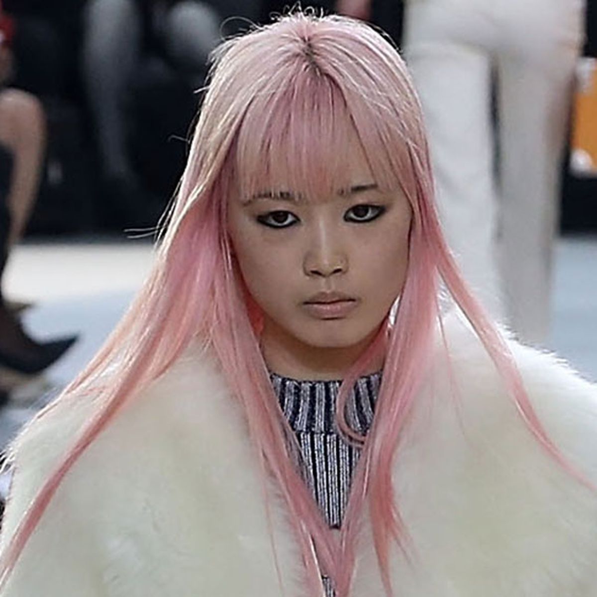 Fernanda Ly's Pink Hair Stole the Louis Vuitton Fall 2015 Show