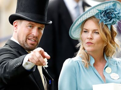 Peter Phillips and Autumn Phillips attend day five of Royal Ascot at Ascot Racecourse on June 22, 2019