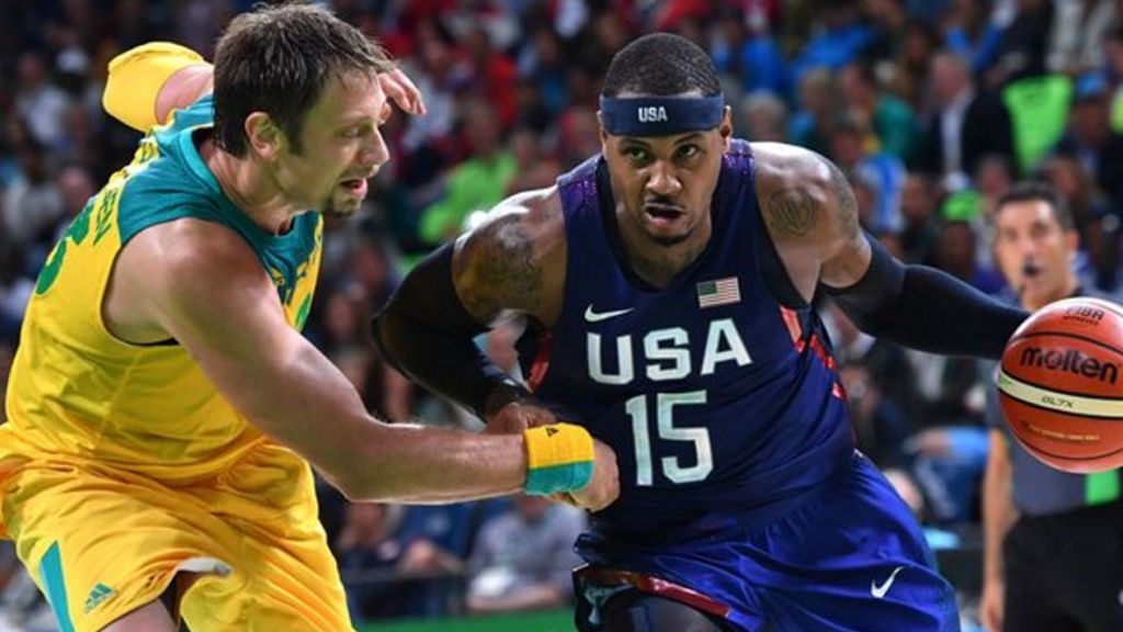 The Boomers were called a dirty team after their clash with USA. (AFP)