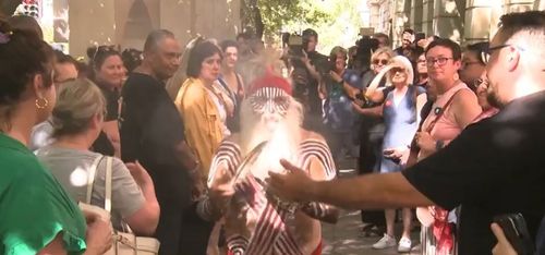 Supporters hit the streets to promote the 'Yes' vote in the upcoming historic Australian referendum on having an Indigenous Voice to Parliament.