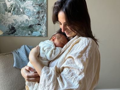 Jade Brycki with her son Fletcher