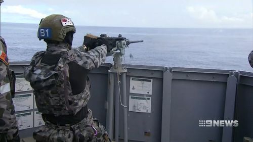 Australian personnel are in the South Pacific for the Indo-Pacific Endeavour. Picture: 9NEWS