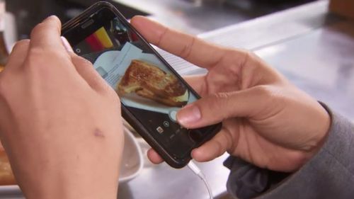 The sandwich proved a hit with Instagrammers. (9NEWS)