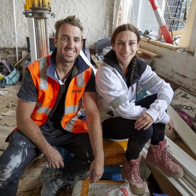 The Block couple Jesse and Mel list transformed Melbourne terrace