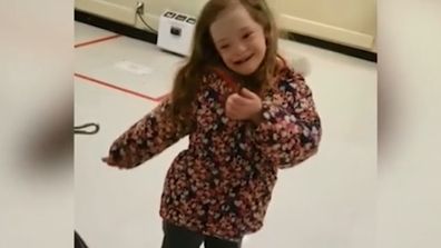 Girl with special needs gets to try out her 'dream job' bagging groceries