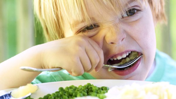 Boy eating