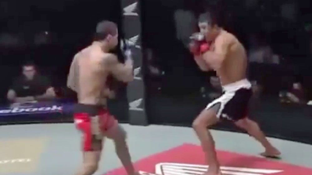 Aussie MMA fighter KO'd by cheap shot head kick