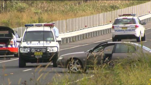 Police officer taken to hospital after being hit by a police car in NSW