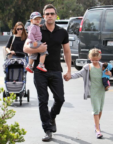 Ben Affleck, Jennifer Garner, Violet Affleck, Samuel Affleck