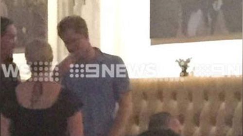 Prince Harry in Perth this week. (9NEWS)