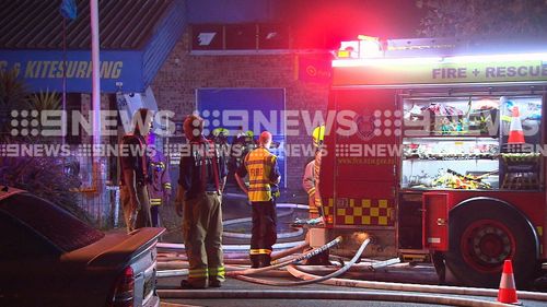 Officers from the Northern Beaches Police Area Command established a crime scene at the factory, but the fire is not being treated as suspicious.