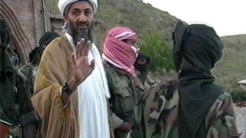 Osama Bin Laden, the now deceased former leader of terrorist group al Qaeda.