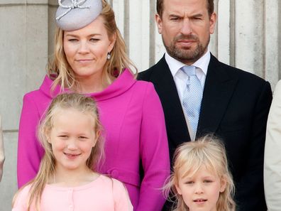 Autumn Phillips Peter Phillips daughters Savannah Isla