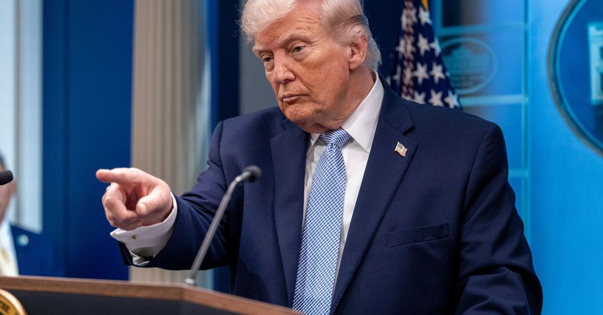 Trump says the Iranian people are pleading for him to 'please keep bombing'