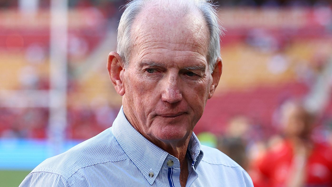 Wayne Bennett at Suncorp Stadium after the victory by the Dolphins over the Roosters.