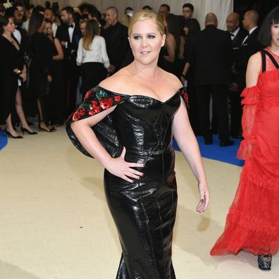 Amy Schumer attends the 2017 Met Gala.