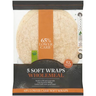 Woolworths Lower Carb Wholemeal - 110 kcal