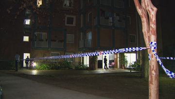 A man has died in alleged stabbing at a unit block in Newtown about 7pm last night.