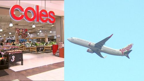 Coles is offering free flights on Virgin.