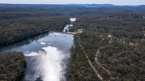 Upper Cascade Creek Dam in Katoomba.