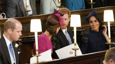 Kate and Meghan's friendship: Princess Eugenie's wedding, October 2018