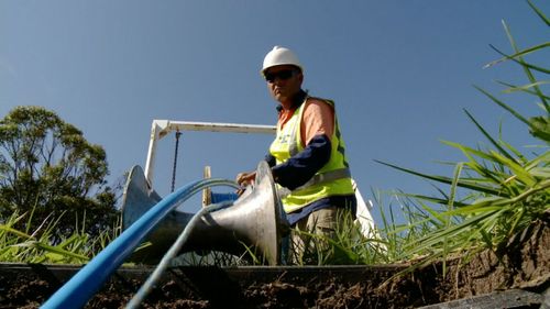 The original pledge from Labor was to run fibre optic cables to every house.