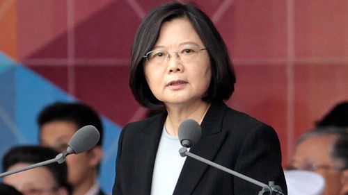 Taiwan President Tsai Ing-wen. (AAP)