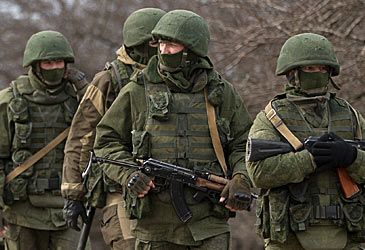 When did Russia annex Crimea and its military intervention in Ukraine begin?