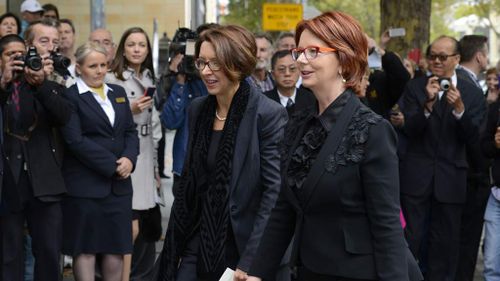 Former prime minster Julia Gillard was in attendance. (AAP)