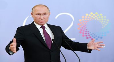 Putin speaking at the recent G20 Leaders Summit