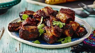 Sticky Mexican beef ribs