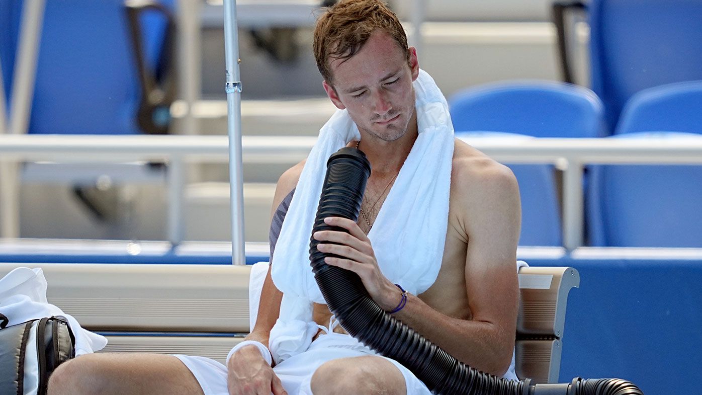 Tennis stars melt from heat in 'joke' conditions