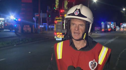 Fire and Rescue NSW duty commander Paul Collis said gas cylinders burn "very ferociously".